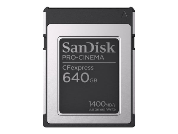 SanDisk PRO-CINEMA - Flashhukommelseskortti - 640 GB - CFexpress Type B