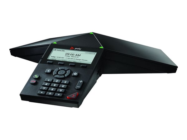 HP Poly Trio 8300 - Konferanse-VoIP-telefon - med Bluetooth-grensesnitt med anrops-ID/samtale venter - IEEE 802.11a/b/g/n (Wi-Fi) / Bluetooth 5.0 -...
