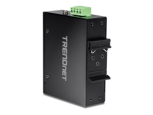 TRENDnet TI-M12 - Gateway - industriell - 100Mb LAN, Modbus, RS-442, RS-485, RS-232 - DC-strøm - vegg- / DIN-skinnemonterbar - TAA-samsvar