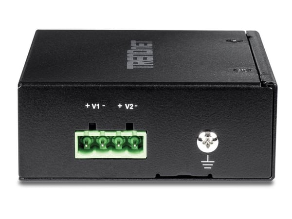 TRENDnet TI-M12 - Gateway - industriell - 100Mb LAN, Modbus, RS-442, RS-485, RS-232 - DC-strøm - vegg- / DIN-skinnemonterbar - TAA-samsvar