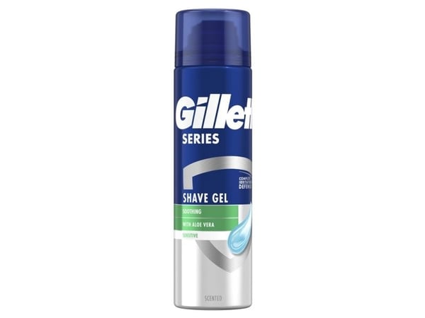 Gillette Sensitive, Barber Gel, Sensitiv Hud, 200 ml