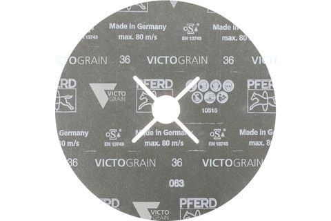 PFERD 64279004, Slipeskive, Universell, 8500 RPM, Rund, 18 cm, 25 stykker