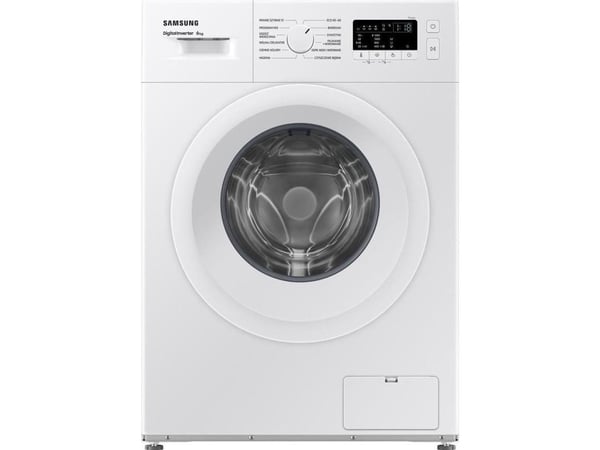 Samsung WW60A3120WE, Edestä täytettävä, 6 kg, C, 74 dB, 1200 RPM, C