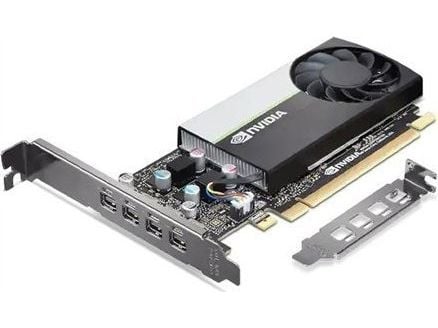 NVIDIA - Grafikkort - T1000 - 8 GB GDDR6 - PCIe 3.0 x16 - 4 x Mini DisplayPort - brun boks - for ThinkStation P3; P3 Ultra; P340; P350; P358; P520;...
