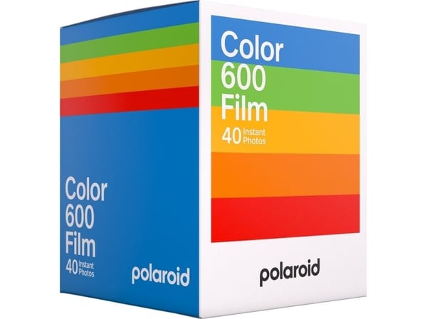 Polaroid - X40 film pack - hurtigvirkende fargefilm - 600 - ASA 640 - 8 eksponeringer - 5 kassetter