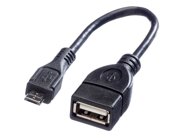 VALUE 11.99.8311, 0,15 m, USB A, Micro-USB B, USB 2.0, Hanstik/Hunstik, Lajittelu