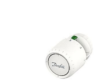 DANFOSS Aveo Standardtermostat med indbygget føler. Indstillingsområde 7-28°C, Frostsikring