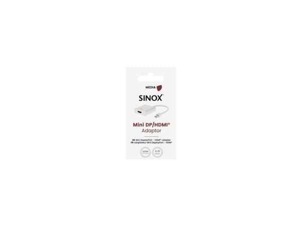 Sinox SOC04016, 0,15 m, Mini DisplayPort, HDMI, Hankjønn, Hunkjønn, Rett