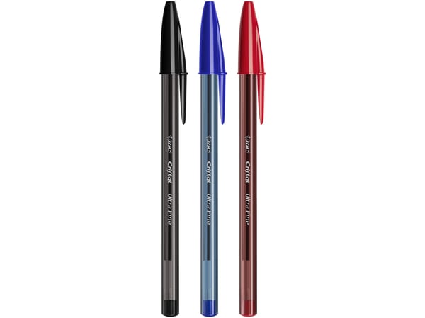 BIC Cristal Exact, Klipsi, Kuulakärkikynä, Sininen, 20 kpl, Erittäin hieno