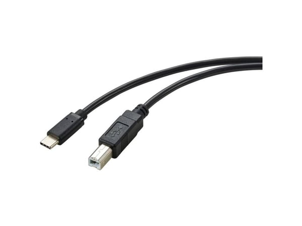 Renkforce RF-5720420, 2 m, USB C, USB B, USB 2.0, 0,48 Gbit/s, Svart