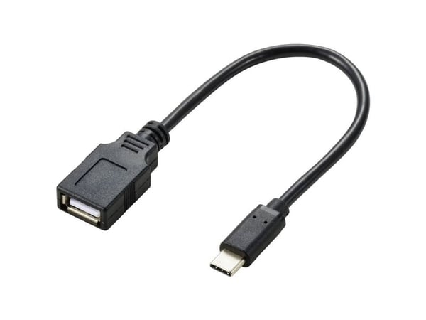 Renkforce RF-5720376, 0,15 m, USB A, USB C, USB 2.0, 480 Mbit/s, Sort
