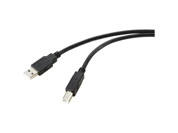 Renkforce RF-5720372, 20 m, USB A, USB B, USB 2.0, 480 Mbit/s, sortering