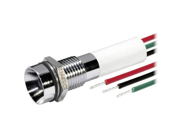 CML 19TR0I24/6 LED-merkkivalaisin Punainen, vihreä, keltainen 24 V/DC 24 V/DC