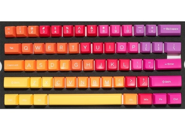 Ducky Afterglow, Tastaturtaster, ABS, Flerfarget