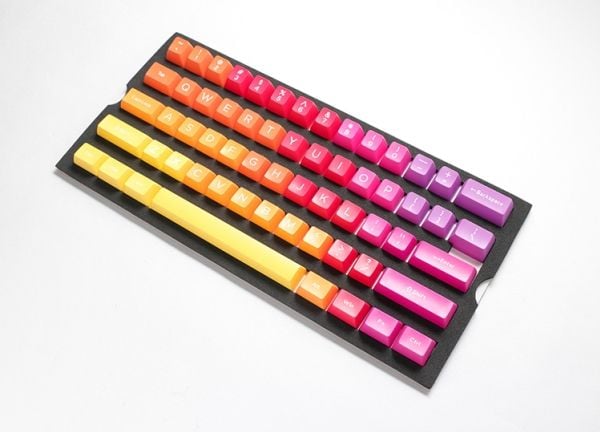 Ducky Afterglow, Näppäimen hattu, ABS, Monivärinen