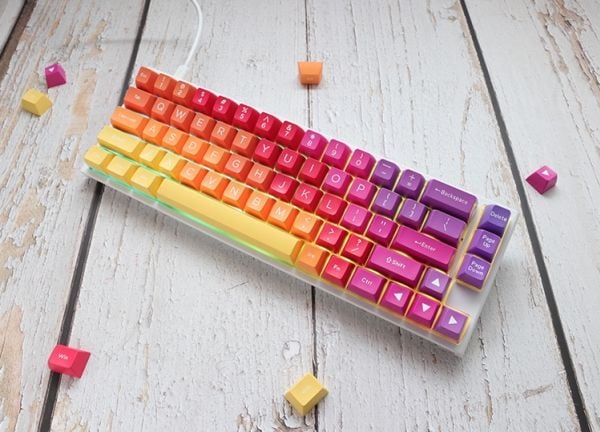 Ducky Afterglow, Näppäimen hattu, ABS, Monivärinen