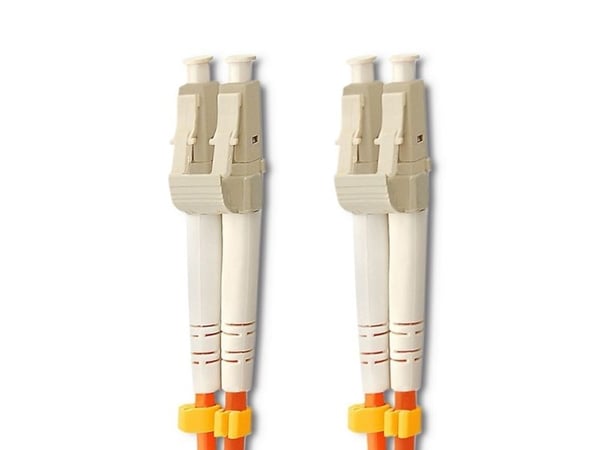 Qoltec - Koblingskabel - LC/UPC-multimodus (hann) til LC/UPC-multimodus (hann) - 10 m - fiberoptisk - dupleks - 50 / 125 mikroner - OM2 - halogenfr...