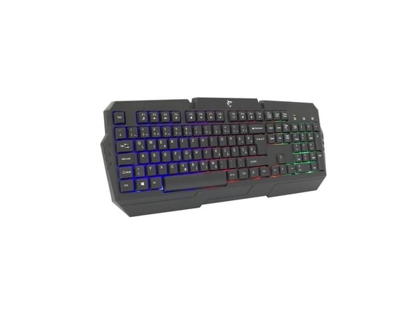 White Shark GK-2105 DAKOTA, Täysikokoinen (100 %), Langallinen, USB, Kalvokytkin, LED, Musta