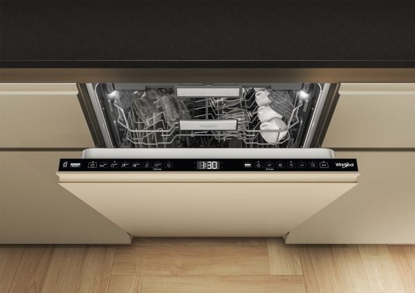 Whirlpool W7I HF60 TUS; W7I HF60 TUS, Fullstendig innebygget, Full størrelse (60 cm), Svart, Berøringskontroll, 1,3 m, 1,55 m