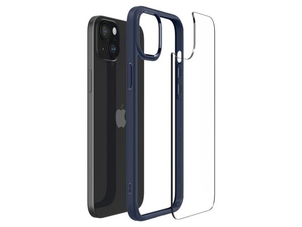 Spigen ACS06801, Etui, Apple, iPhone 15, 15,5 cm (6.1"), Marineblå