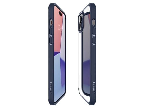 Spigen ACS06801, Etui, Apple, iPhone 15, 15,5 cm (6.1"), Marineblå
