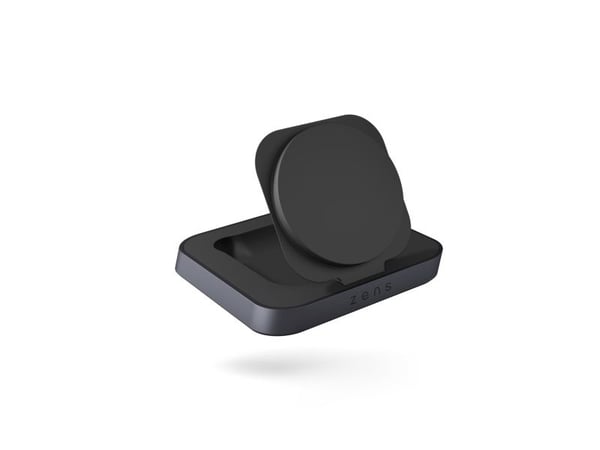 ZENS Nightstand Charger - Trådløst ladestativ + AC-strømadapter - 15 watt - Apple Fast Charge