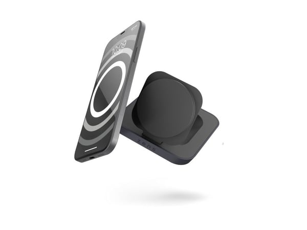 ZENS Nightstand Charger - Trådløst ladestativ + AC-strømadapter - 15 watt - Apple Fast Charge