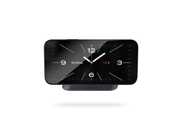 ZENS Nightstand Charger - Trådløst ladestativ + AC-strømadapter - 15 watt - Apple Fast Charge