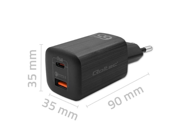 Qoltec 50766, Sisätila, AC, musta
