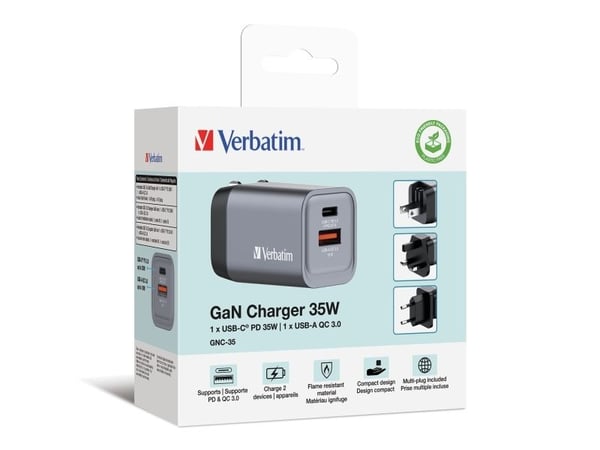 SmartDisk Pro GNC-35, Sisätila, AC, 20 V, Musta, Harmaa