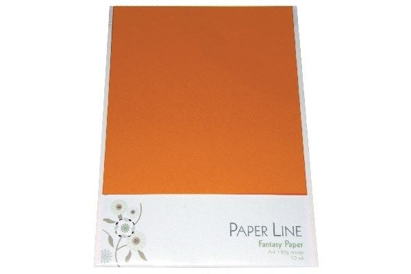Fantasy kartong 180 g A4 (10 stk./pakke) oransje