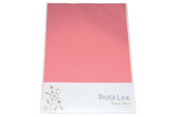 Fantasy kartong 180 g A4, 10 stk i pakke (rosa)