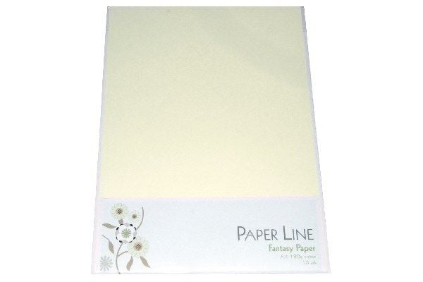 Fantasy kartong 180 g A4 10 stk i pakke krem