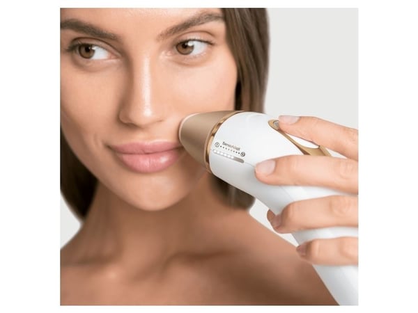 Braun Silk-expert Pro Silk·expert Pro 5 PL5140, kulta, valkoinen, voimakas pulssivalo (IPL), Iso-Britannia, NE PAS UTILISER sur :• le cuir chevelu,...