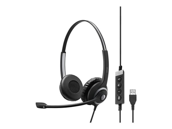 EPOS IMPACT SC 260 USB MS II - Headset - på örat - kabelansluten - svart