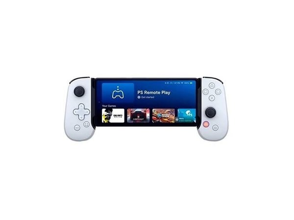 Backbone One - PlayStation Edition - spelkontroll - kabelansluten - vit - för Android, iOS
