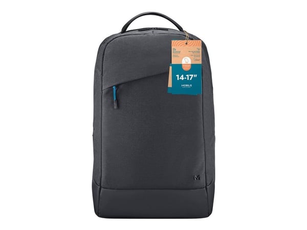 Mobilis Trendy - Notebookryggsekk - 35 % resirkulert - 17" - svart