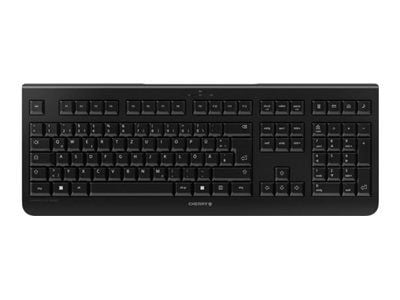 CHERRY KW 3000 - Tastatur - trådløs - 2.4 GHz - QWERTY - Spansk - svart