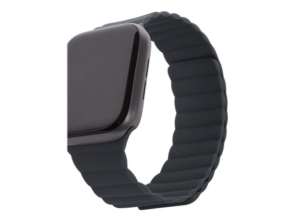Dekodet magnetisk silikonarmbånd LITE Svart 38-40mm