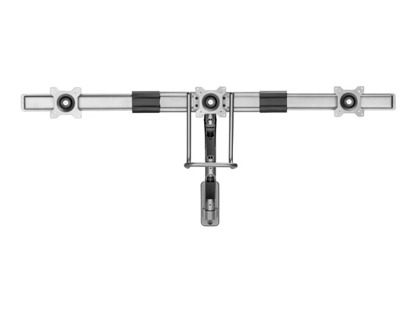 Gembird MA-WA3-01 - Monteringssett (3 VESA-adaptere, skjermarm) - justerbar arm - for 3 LCD/plasma-paneler - aluminium, stål, plastikk - romgrå - s...