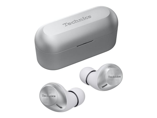 Technics EAH-AZ40M2 - True wireless-hodetelefoner med mikrofon - i øret - Bluetooth - aktiv støydemping - sølv