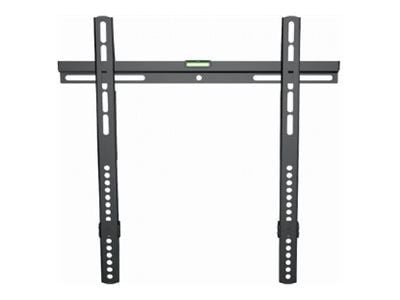 Gembird WM-55F-03 - Monteringssett (veggmontering) - fast - for LCD-TV - stål - svart - skjermstørrelse: 32"-55"