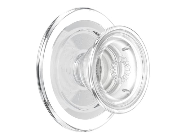 PopSockets PopGrip - Fingergrep/stativ for mobiltelefon - MagSafe, rund - blank