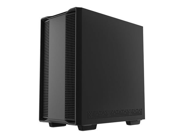 DeepCool CC360 ARGB - Tower - mini ITX - genomskinlig sidopanel (härdat glas) - ingen strömförsörjning (ATX / PS/2) - svart - USB/ljud