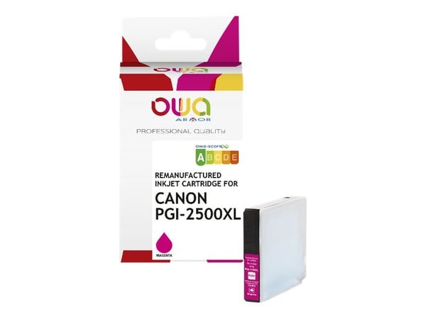 OWA - 20 ml - magenta - kompatibel - Genproduceret - blækpatron (alternativ til: Canon PGI-2500XL M) - for Canon MAXIFY iB4050, iB4150, MB5050, MB5...