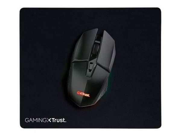Trust GXT 112 Felox - Mus - 6 knapper - trådløs, kablet - USB, USB-C - svart