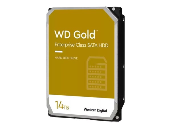 WD Gold WD142KRYZ - Harddisk - Enterprise - 14 TB - intern - 3.5" - SATA 6Gb/s - 7200 rpm - buffer: 512 MB
