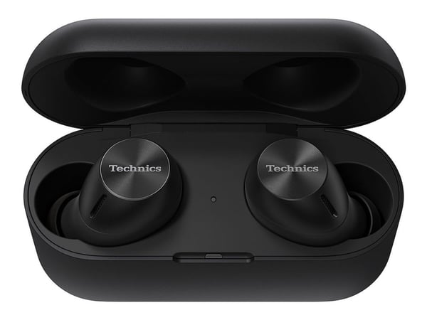 Technics EAH-AZ40M2 - True wireless-hodetelefoner med mikrofon - i øret - Bluetooth - aktiv støydemping - svart