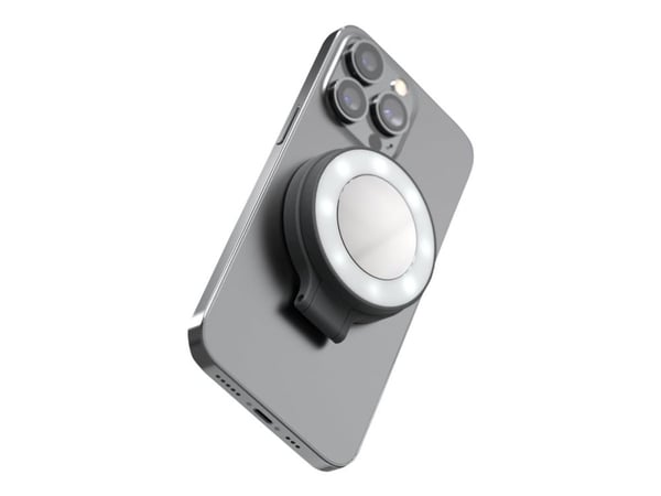 ShiftCam SnapLight - LED ring light attachment for mobiltelefon - midnatt ShiftCam SnapLight - LED ring light attachment for mobiltelefon - midnatt