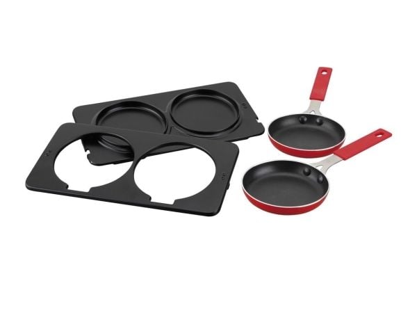 JATA AC266, Raclette-panne, Sort, Rød, AC266, 120 mm, 120 mm, 2 stykker